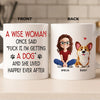 Custom Mug - Personalized Birthday Gifts For Dog Lovers, Dog Dad And Mom - My Heart Has Four Paws