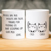 Custom Mug - Personalized Birthday Gifts For Cat Lovers, Cat Mom And Dad - My Cats Own Me