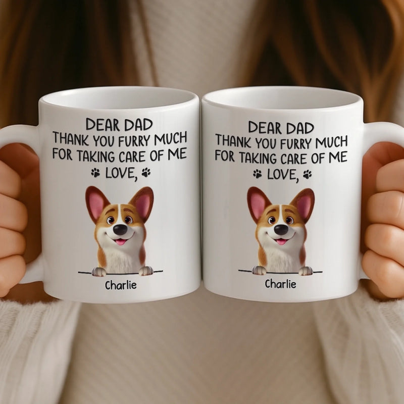 Custom Mug - Personalized Birthday Gifts For Dog Lovers, Dog Dad And Mom - Easily Distracted By Dogs