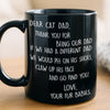Custom Black Mug - Personalized Birthday Gifts For Cat Lovers, Cat Mom And Dad - Your Fur Babies Run This House