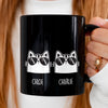 Custom Black Mug - Personalized Birthday Gifts For Cat Lovers, Cat Mom And Dad - Your Fur Babies Run This House