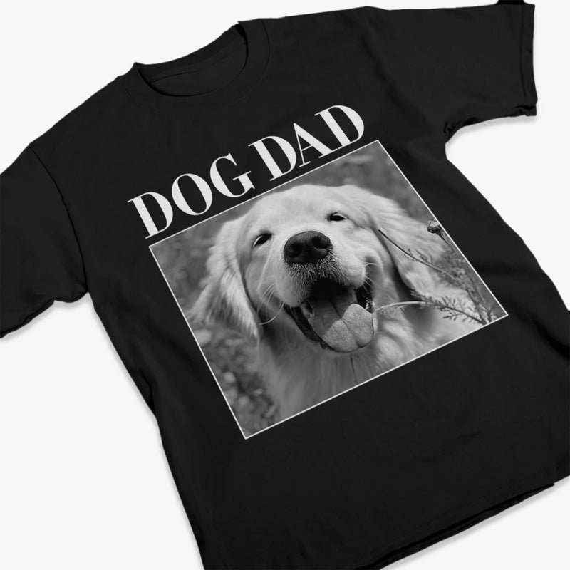 Custom Photo Unisex T-shirt, Premium T-shirt, Hoodie - Personalized Birthday Gifts For Dog Cat Lovers, Dog Dad And Mom, Cat Owners - Dog Dad Club