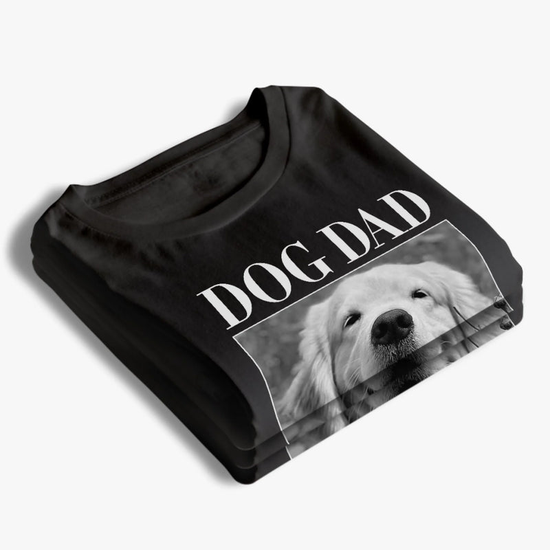 Custom Photo Unisex T-shirt, Premium T-shirt, Hoodie - Personalized Birthday Gifts For Dog Cat Lovers, Dog Dad And Mom, Cat Owners - Dog Dad Club
