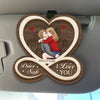 Custom Car Visor Clip - Personalized Anniversary Wedding Gifts For Husband And Wife, Him And Her - Holding On To Us