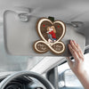 Custom Car Visor Clip - Personalized Anniversary Wedding Gifts For Husband And Wife, Him And Her - Holding On To Us