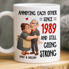 Custom Mug - Personalized Anniversary Wedding Gifts For Husband And Wife, Him And Her - Two Hearts One Journey