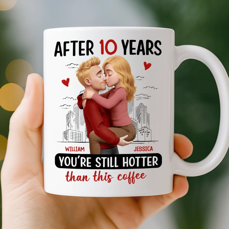 Custom Mug - Personalized Anniversary Wedding Gifts For Husband And Wife, Him And Her - You Feel Like Home