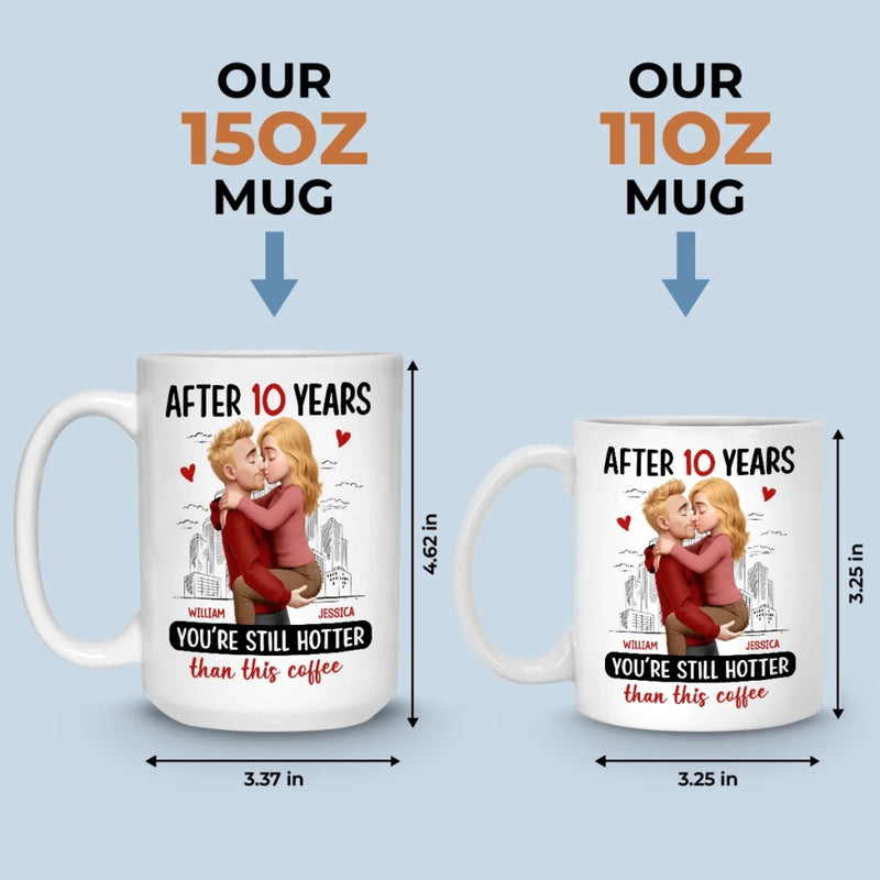 Custom Mug - Personalized Anniversary Wedding Gifts For Husband And Wife, Him And Her - You Feel Like Home