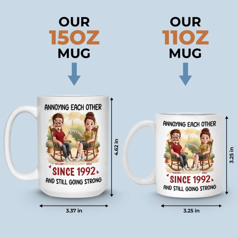 Custom Mug - Personalized Anniversary Wedding Gifts For Husband And Wife, Him And Her - Love Found Its Way