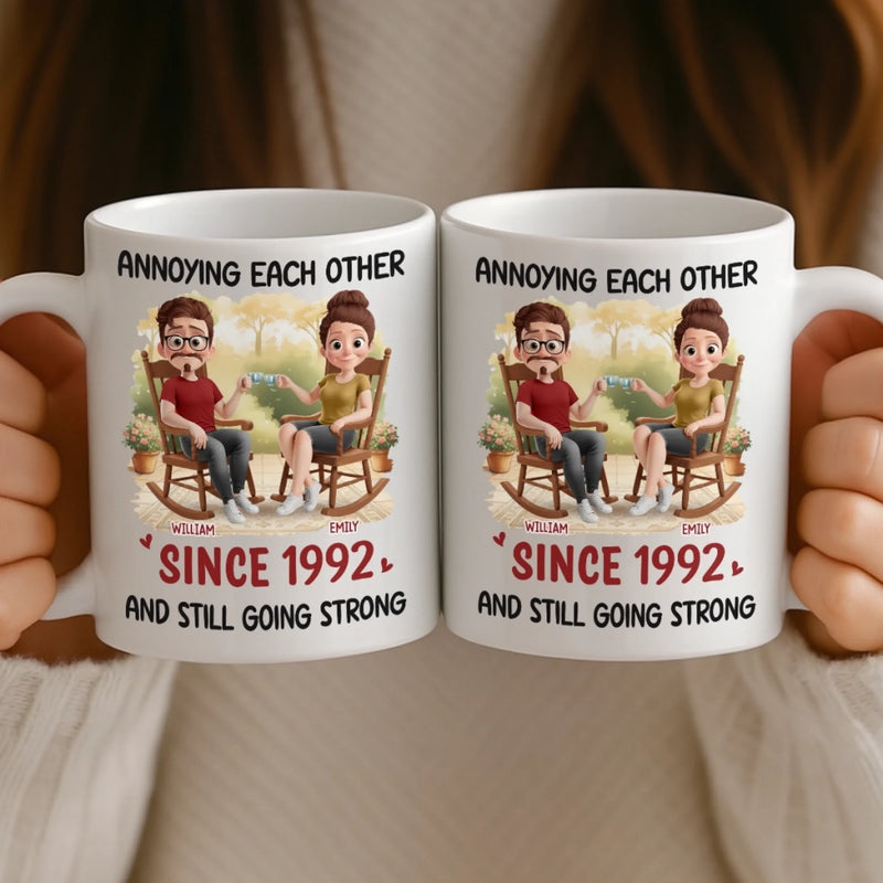 Custom Mug - Personalized Anniversary Wedding Gifts For Husband And Wife, Him And Her - Love Found Its Way