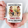 Custom Mug - Personalized Anniversary Wedding Gifts For Husband And Wife, Him And Her - Love Found Its Way
