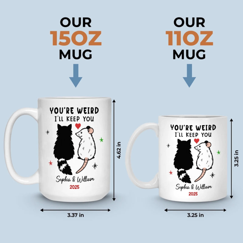 Custom Mug - Personalized Anniversary Wedding Gifts For Husband And Wife, Him And Her - Better Together, Always And Forever