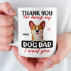 Custom Mug - Personalized Birthday Gifts For Dog Lovers, Dog Dad And Mom - Happy Pup, Happy Life