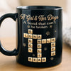 Custom Scrabble Black Mug - Personalized Birthday Gifts For Dog Cat Lovers, Dog Dad And Mom, Cat Owners - The Best Kind Of Chaos