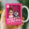 Custom Mug - Personalized Birthday Gifts For Dog Lovers, Dog Dad And Mom - Forever My Little Buddy