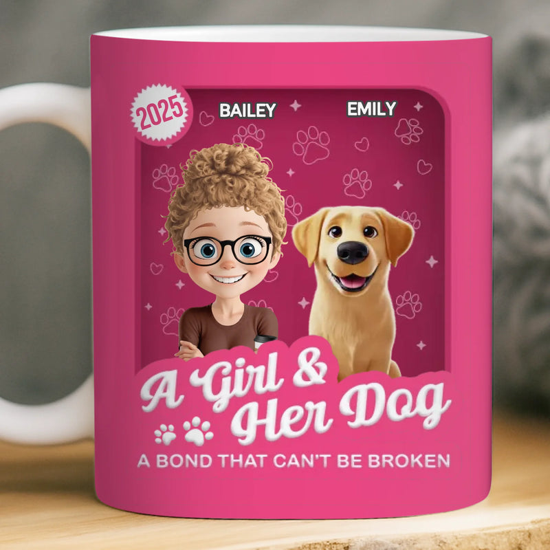 Custom Mug - Personalized Birthday Gifts For Dog Lovers, Dog Dad And Mom - Forever My Little Buddy