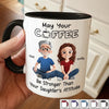 Custom Accent Mug - Personalized Birthday Gifts For Mom, Dad, Daughter, Son - Grateful For You Always