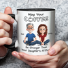 Custom Accent Mug - Personalized Birthday Gifts For Mom, Dad, Daughter, Son - Grateful For You Always