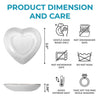 Custom Photo Jewelry Dish - Personalized Anniversary Wedding Gifts For Husband And Wife, Him And Her - Growing Love Through Every Season