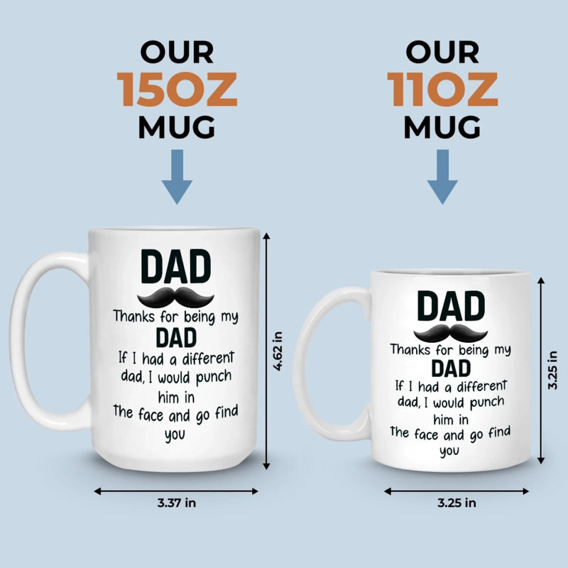 Custom Mug - Personalized Birthday Gifts For Mom, Dad, Daughter, Son - Handle With Love