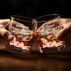 Custom Photo Whiskey Glass - Personalized Anniversary Wedding Gifts For Husband And Wife, Him And Her - Better Together Every Single Day