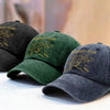 Custom Vintage Washed Denim Baseball Cap - Personalized Birthday Gifts For Dad, Grandpa - You Shape Our Little World