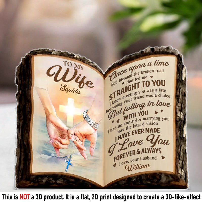Custom Acrylic Plaque - Personalized Anniversary Wedding Gifts For Husband And Wife, Him And Her - Our Love Story Still My Favorite