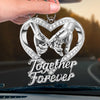 Custom Acrylic Car Ornament - Personalized Anniversary Wedding Gifts For Husband And Wife, Him And Her - You Make My World Soft