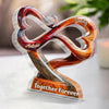Custom Acrylic Plaque - Personalized Anniversary Wedding Gifts For Husband And Wife, Him And Her - Our Love Stays Steady Strong