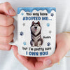 Custom Mug - Personalized Birthday Gifts For Dog Lovers, Dog Dad And Mom - My Therapist Has A Fur Coat