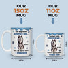 Custom Mug - Personalized Birthday Gifts For Dog Lovers, Dog Dad And Mom - My Therapist Has A Fur Coat