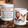 Custom Mug - Personalized Birthday Gifts For Dog Lovers, Dog Dad And Mom - My Heart Has Four Paws
