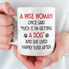 Custom Mug - Personalized Birthday Gifts For Dog Lovers, Dog Dad And Mom - My Heart Has Four Paws