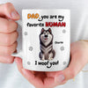 Custom Mug - Personalized Birthday Gifts For Dog Lovers, Dog Dad And Mom - Love Comes On Four Paws