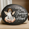 Custom Photo Printed Rock - Personalized Pet Memorial Gifts For Dogs, Cats - Love Lives On Forever