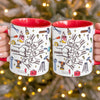 Custom Accent Mug - Personalized Birthday Gifts For Dad, Grandpa - Grandpa Loved by His Littles