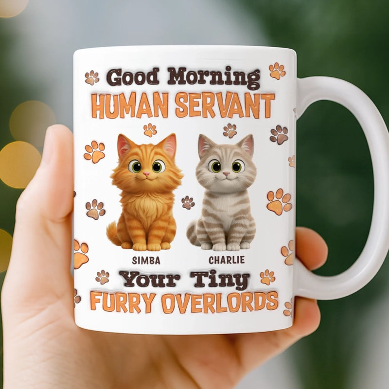 Custom Mug - Personalized Birthday Gifts For Cat Lovers, Cat Mom And Dad - Cats Make Everything Softer