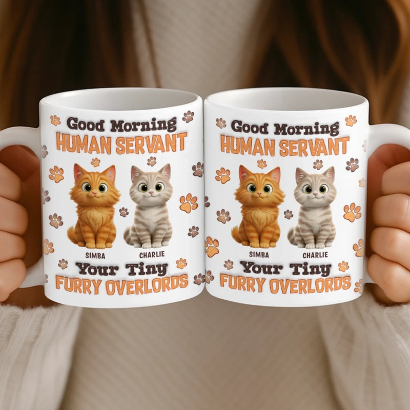 Custom Mug - Personalized Birthday Gifts For Cat Lovers, Cat Mom And Dad - Cats Make Everything Softer