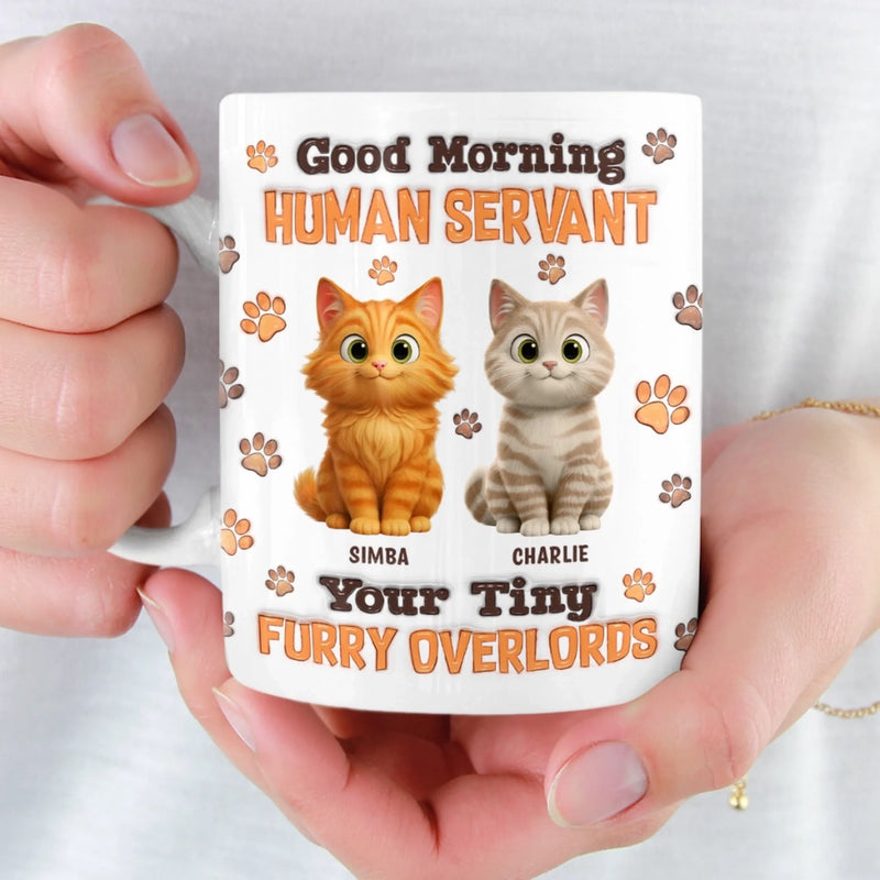 Custom Mug - Personalized Birthday Gifts For Cat Lovers, Cat Mom And Dad - Cats Make Everything Softer