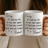 Custom Mug - Personalized Anniversary Wedding Gifts For Husband And Wife, Him And Her - Love You More Every Day