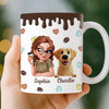 Custom Mug - Personalized Birthday Gifts For Dog Lovers, Dog Dad And Mom - Proud Dog Mom