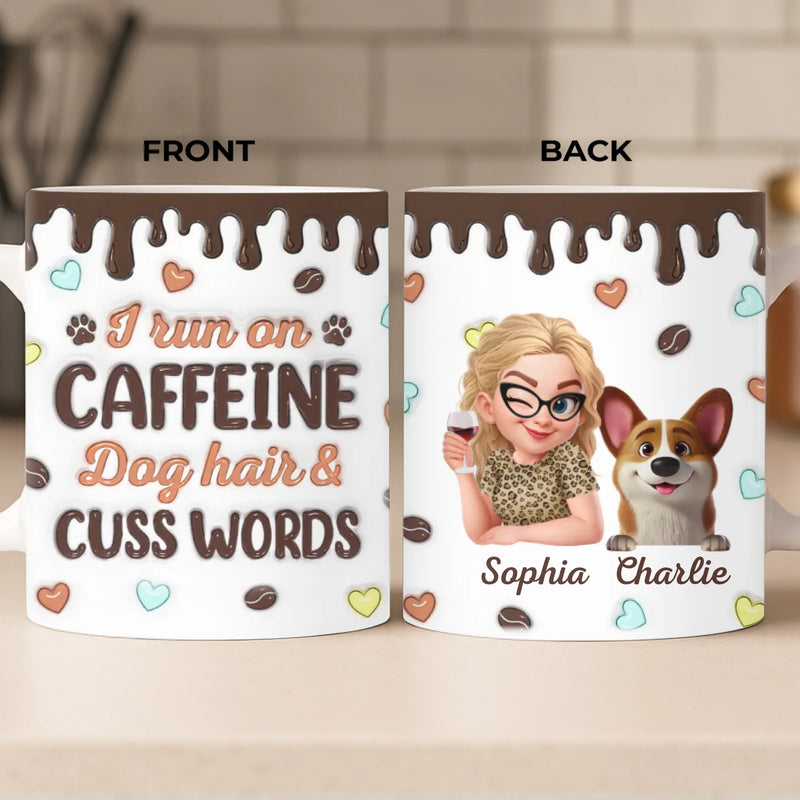 Custom Mug - Personalized Birthday Gifts For Dog Lovers, Dog Dad And Mom - Proud Dog Mom