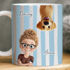 Custom Mug - Personalized Christmas Birthday Gifts For Dog Cat Lovers, Dog Dad And Mom, Cat Owners - Love And Fur Everywhere