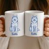 Custom Photo Mug - Personalized Christmas Birthday Gifts For Dog Cat Lovers, Dog Dad And Mom, Cat Owners - Love Begins With A Wet Nose