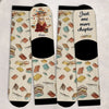 Custom Crew Socks - Personalized Bookish Gifts For Book Lovers, Bookworms, Readers - Dreaming In Chapters