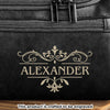 Custom Engraved Leather Toiletry Bag - Personalized Birthday Gifts For Dad, Brother, Grandpa, Husband - Crafted For A Good Man