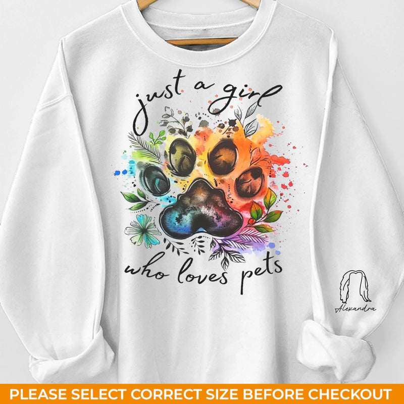 Custom Name Dog Lover Gifts for Women - Personalized Sweater