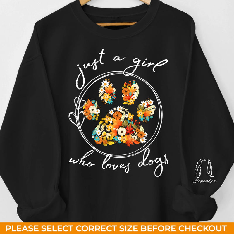 Custom Name Dog Lover Gifts for Women - Personalized Sweater