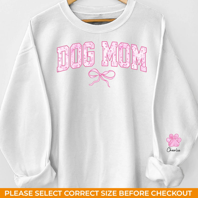 Pawsitively The Love Of My Life - Dog & Cat Personalized Custom Unisex Sweatshirt With Design On Sleeve - Gift For Pet Owners, Pet Lovers