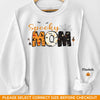 Mom, You’re My Favorite Halloween Witch - Family Personalized Custom Unisex Sweatshirt With Design On Sleeve - Halloween Gift For Mom, Grandma